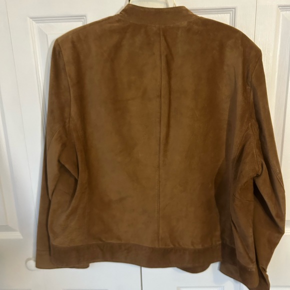Rena Rowan Tan Suede Jacket - Picture 2 of 6
